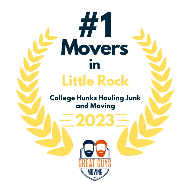 #1 Ranked Movers in Little Rock, AR 2023 award