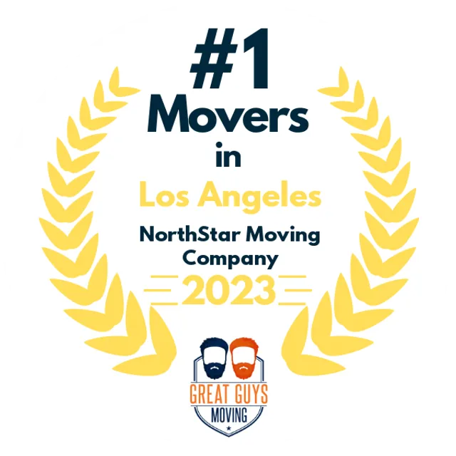 #1 Ranked Movers in Los Angeles, CA 2023 award