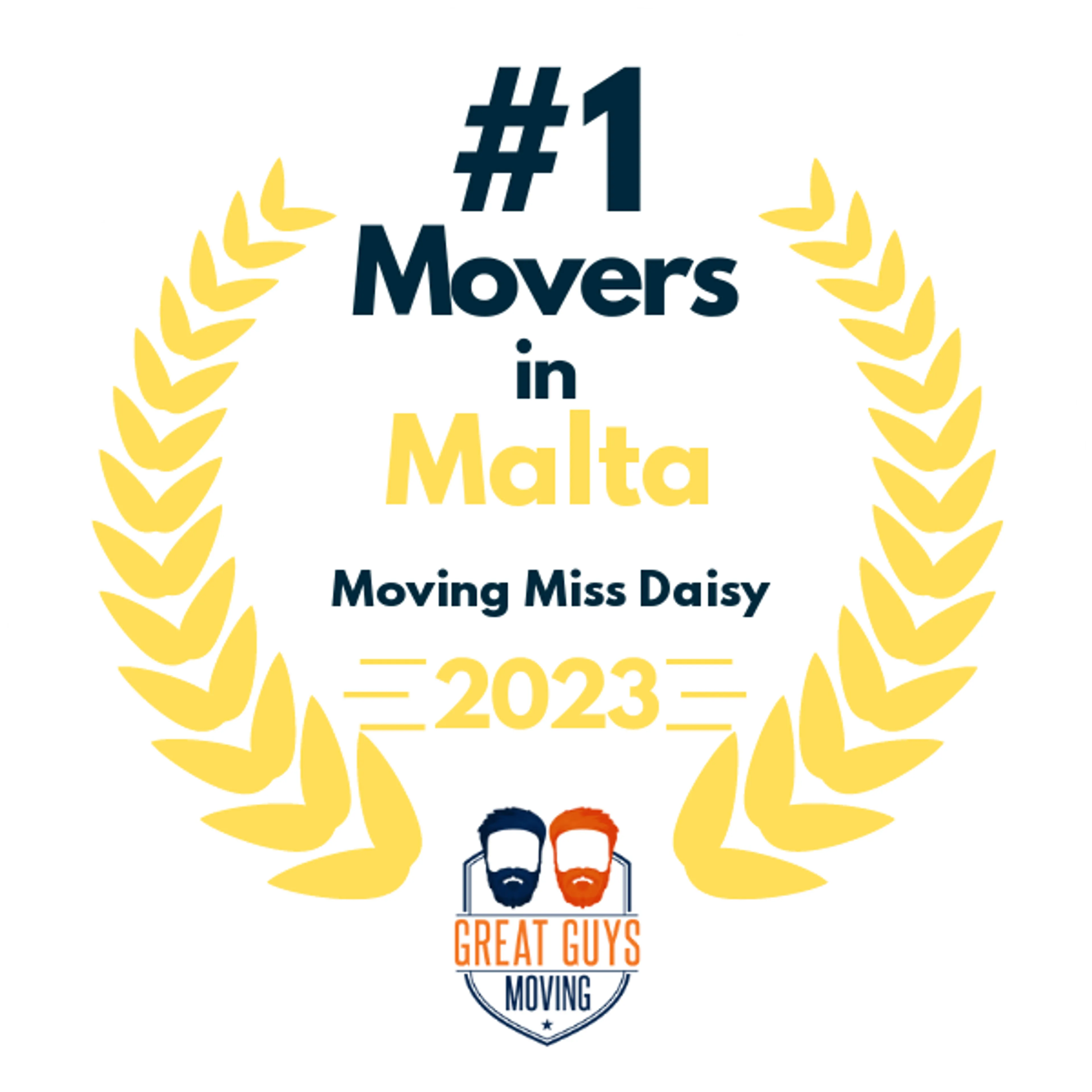 #1 Ranked Movers in Ventura, CA 2023 award