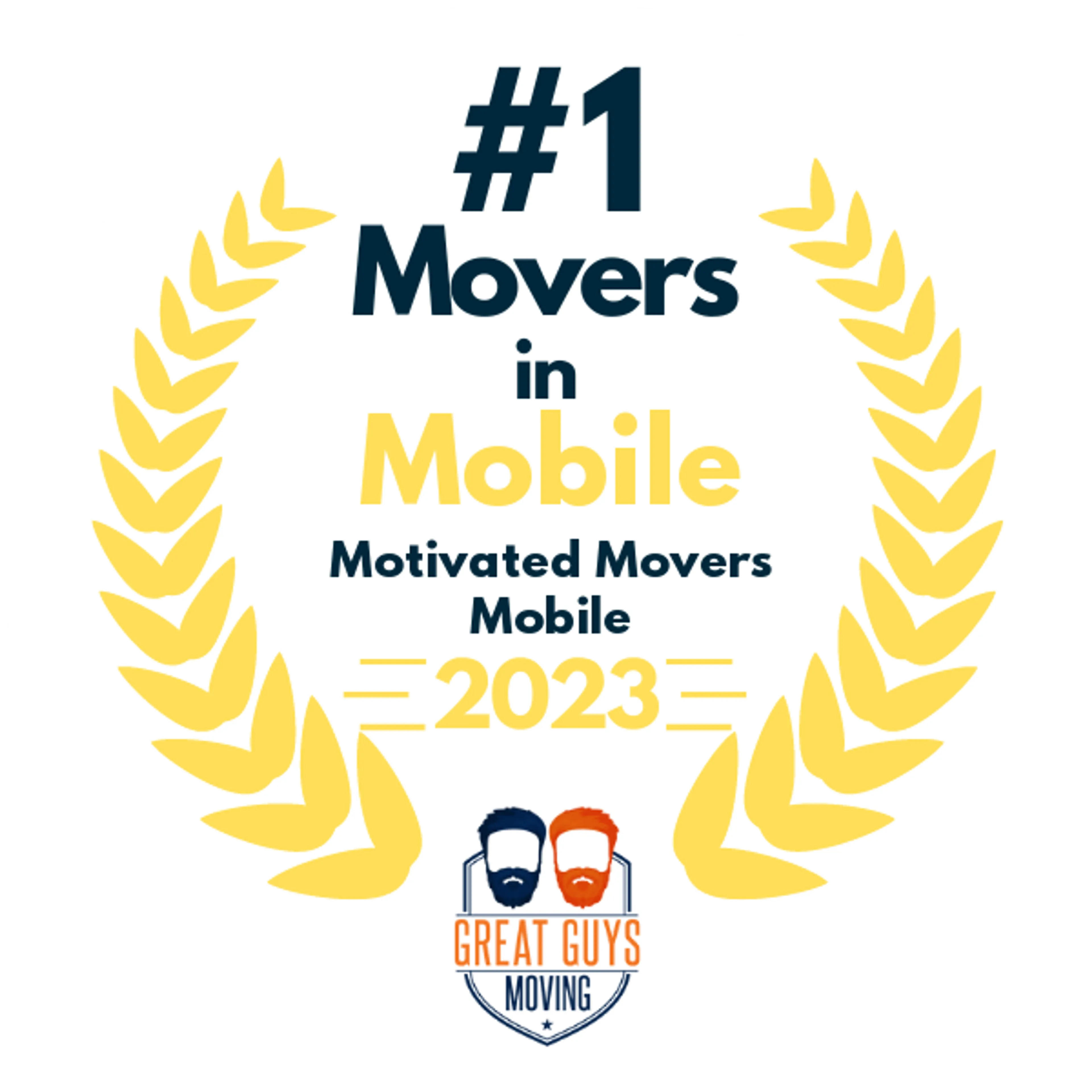 #1 Ranked Movers in Mobile, AL 2023 award