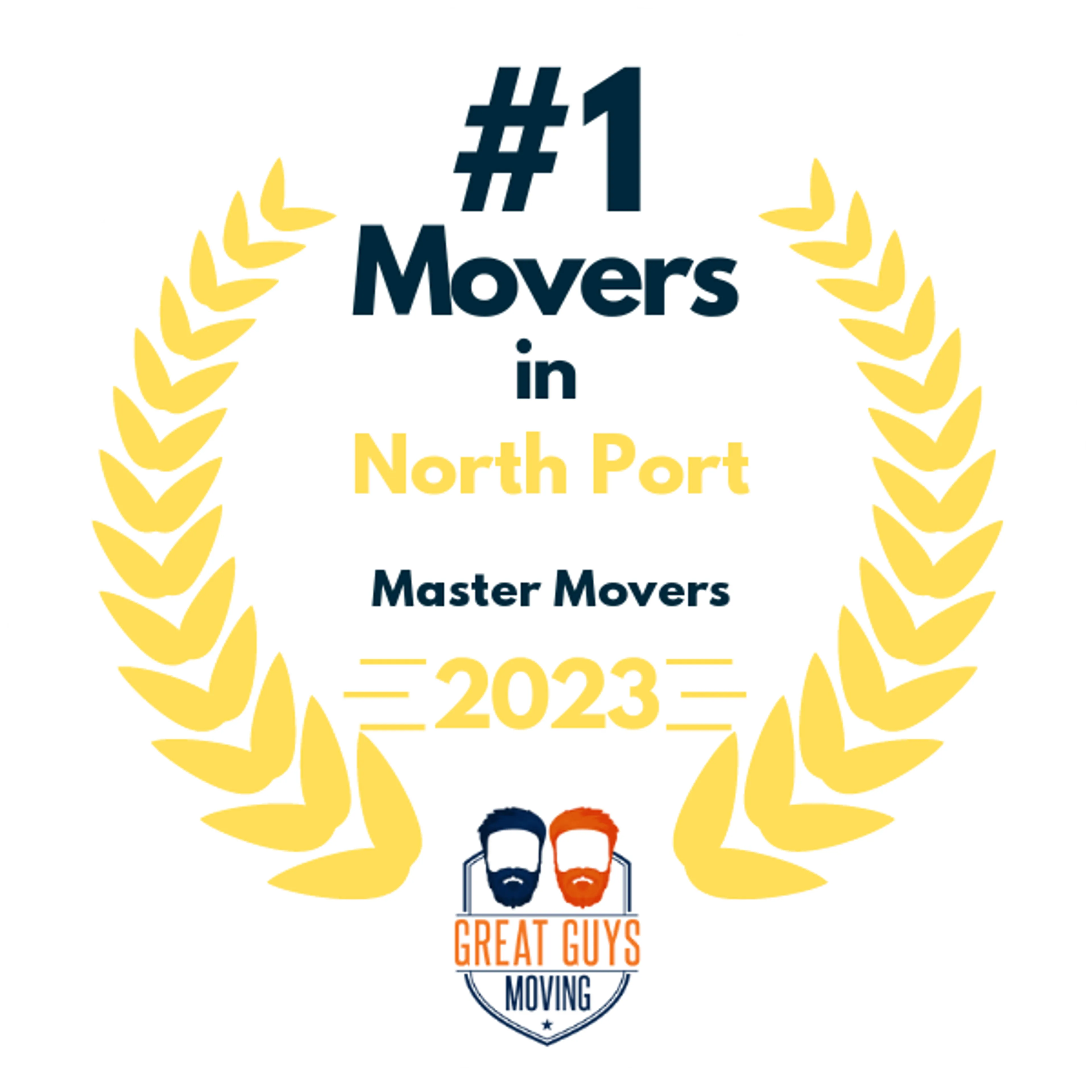 #1 Ranked Movers in North Port, FL 2023 award