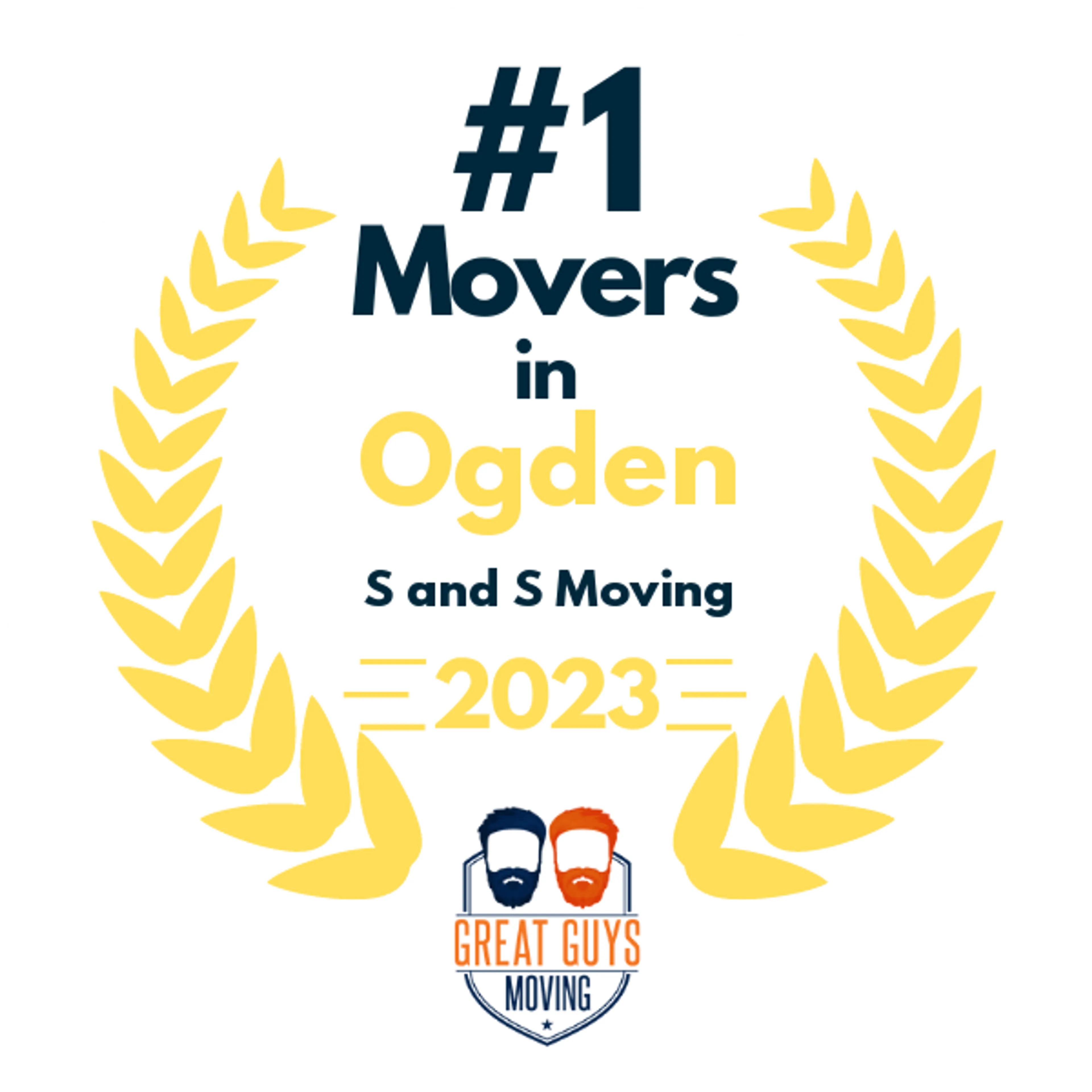 #1 Ranked Movers in Salt Lake City, UT 2023 award