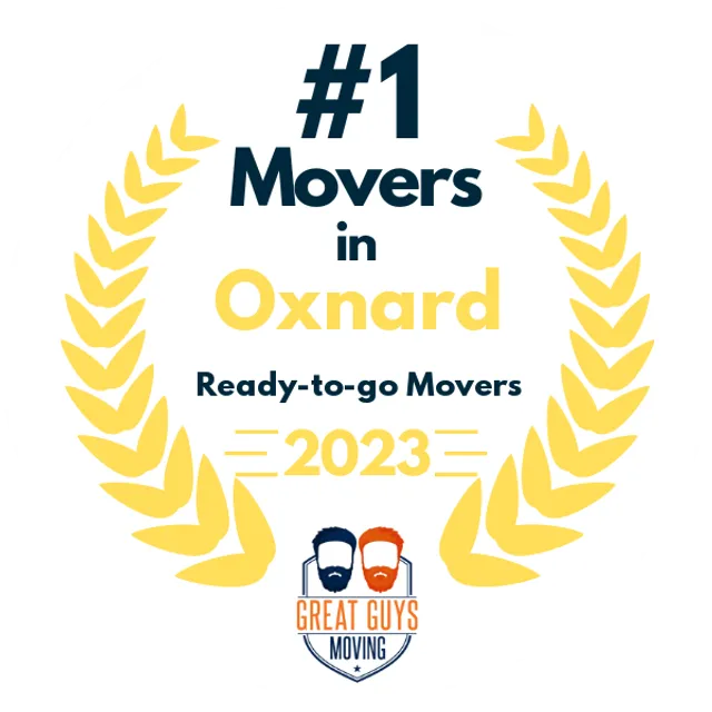 #1 Ranked Movers in Riverside, CA 2023 award