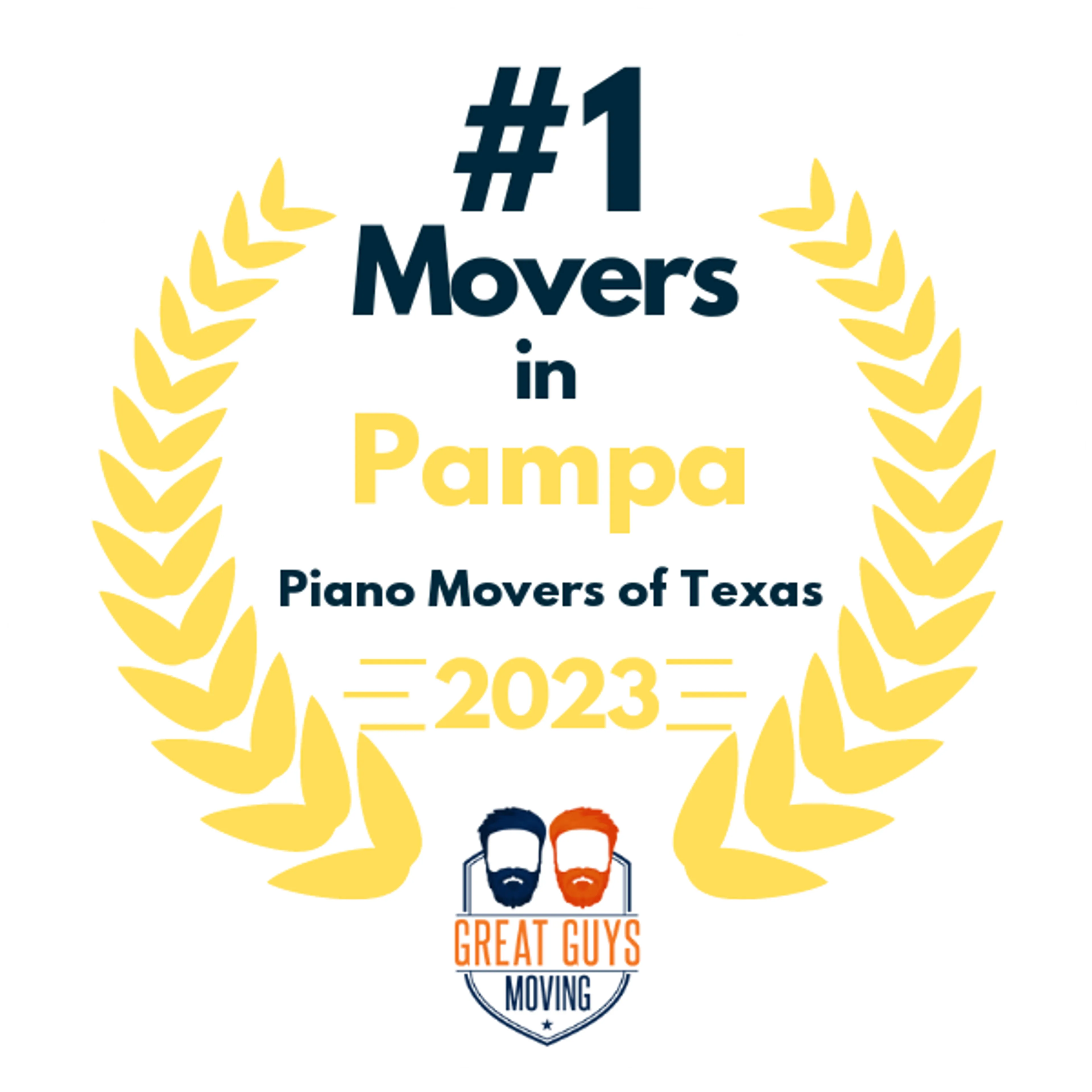 #1 Ranked Movers in Mansfield, TX 2023 award