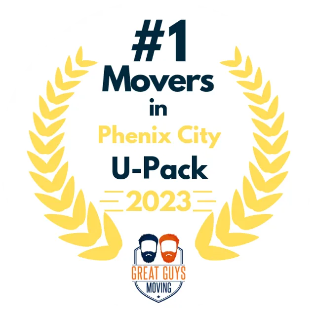 #1 Ranked Movers in Phenix City, AL 2023 award