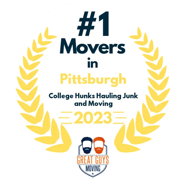 #1 Ranked Movers in Pittsburgh, PA 2023 award