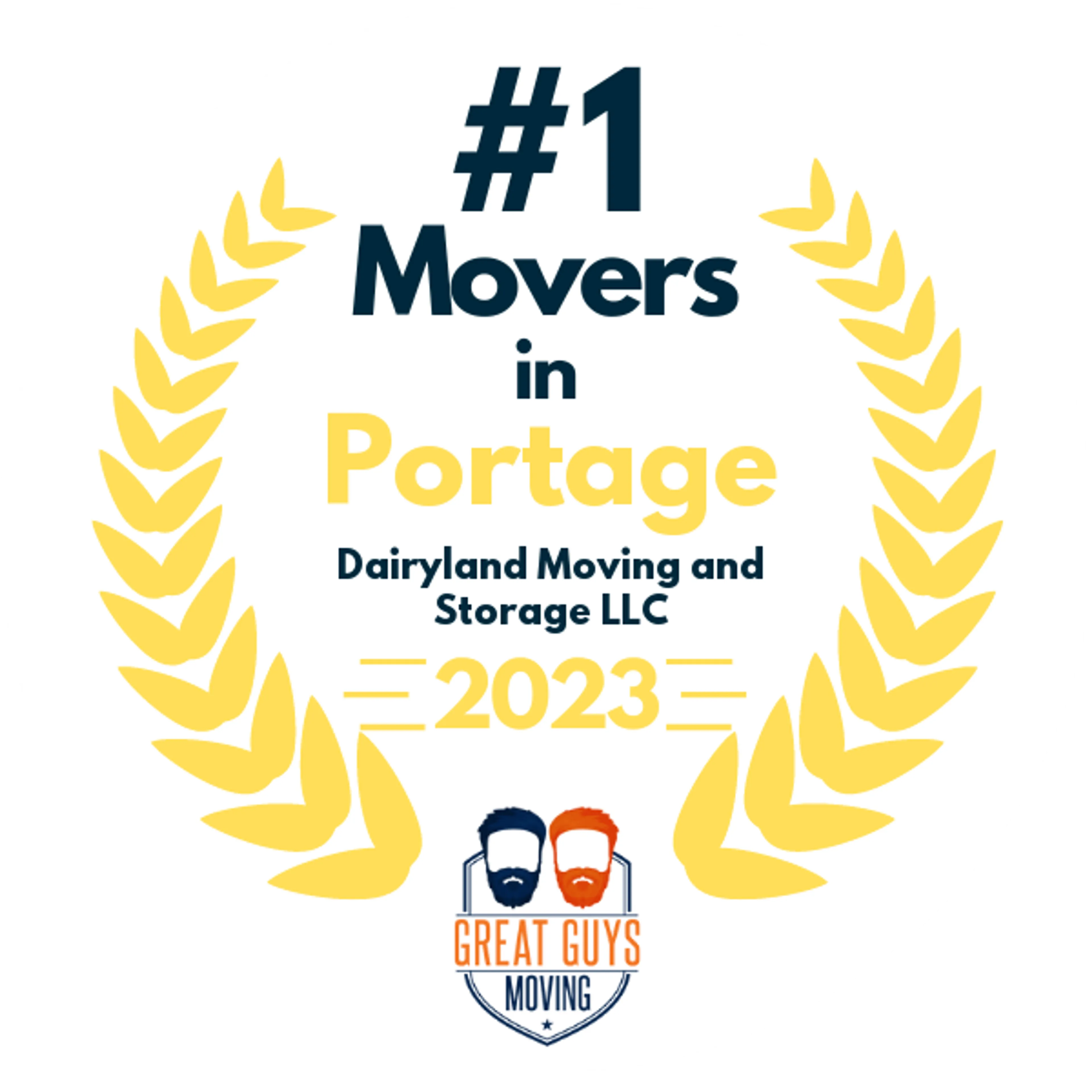#1 Ranked Movers in Madison, WI 2023 award