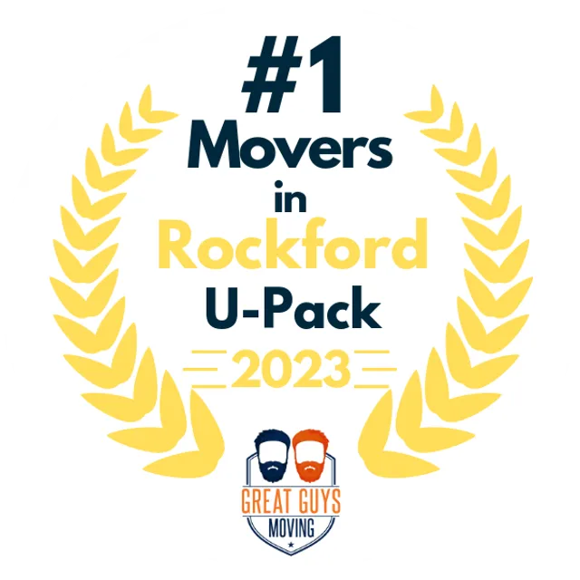 #1 Ranked Movers in Rockford, IL 2023 award