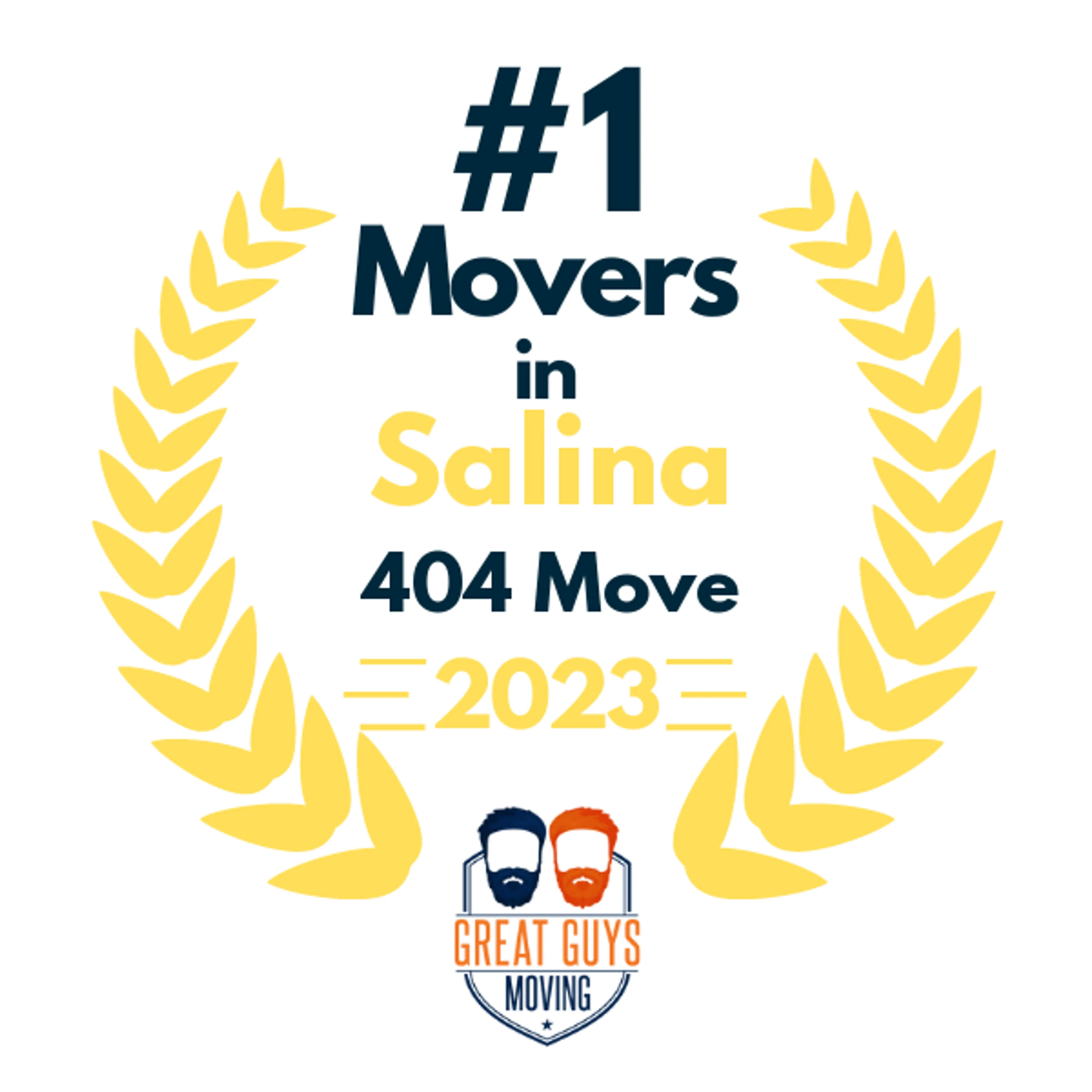 #1 Ranked Movers in Salina, KS 2023 award