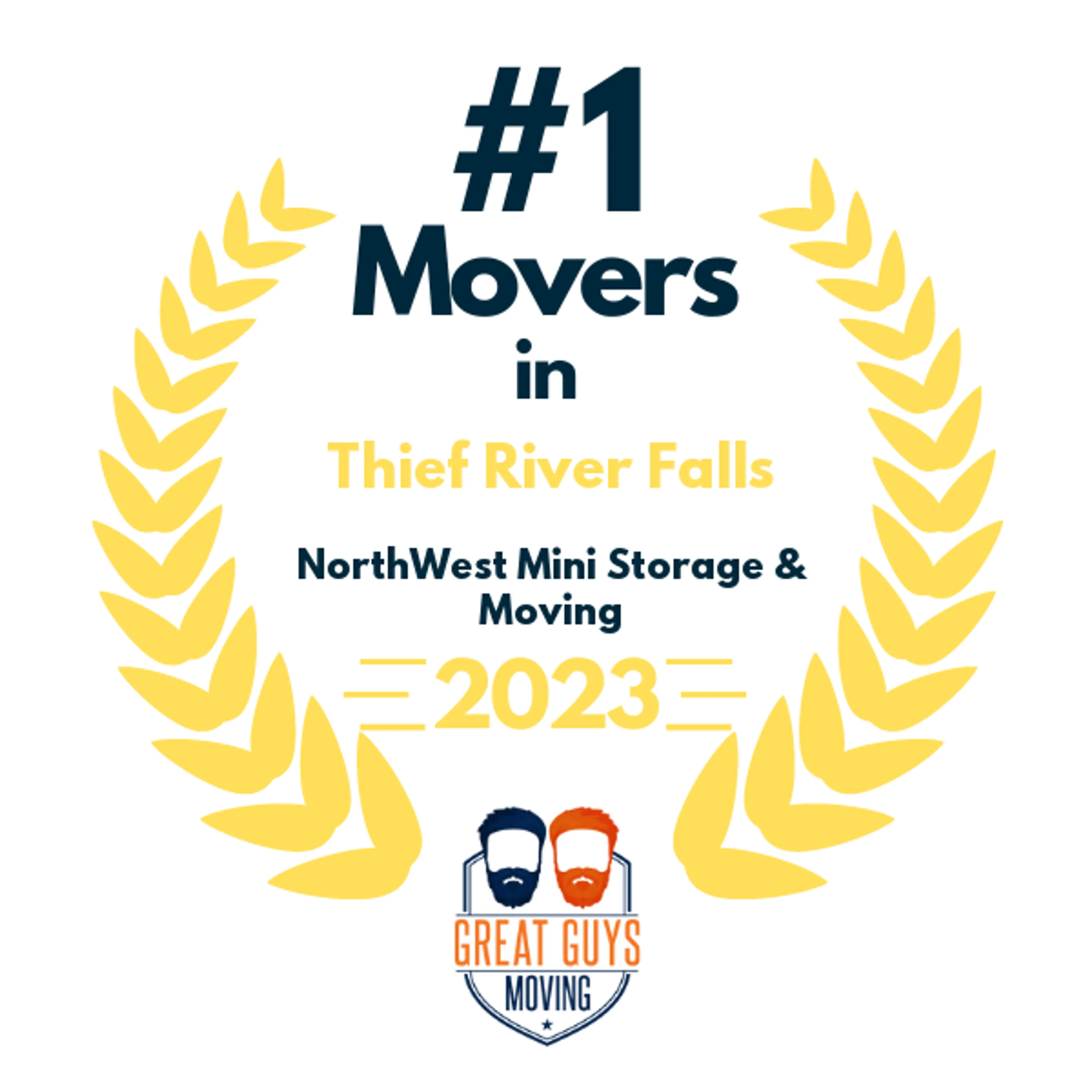 #1 Ranked Movers in Thief River Falls, MN 2023 award