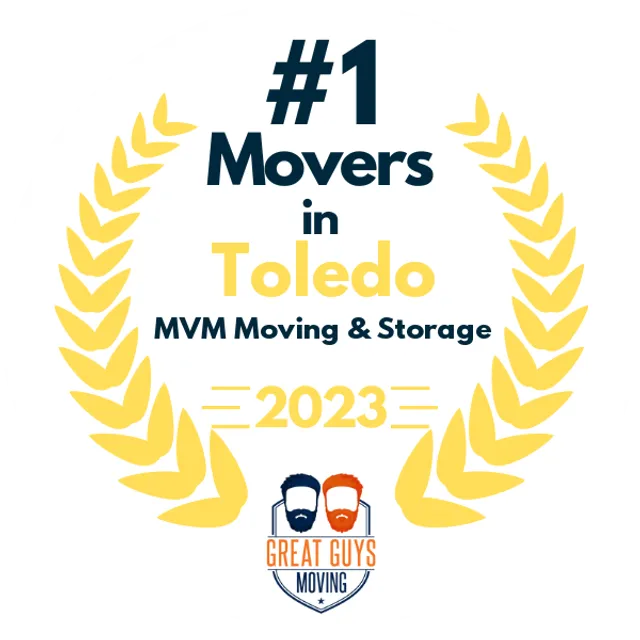 #1 Ranked Movers in Toledo, OH 2023 award