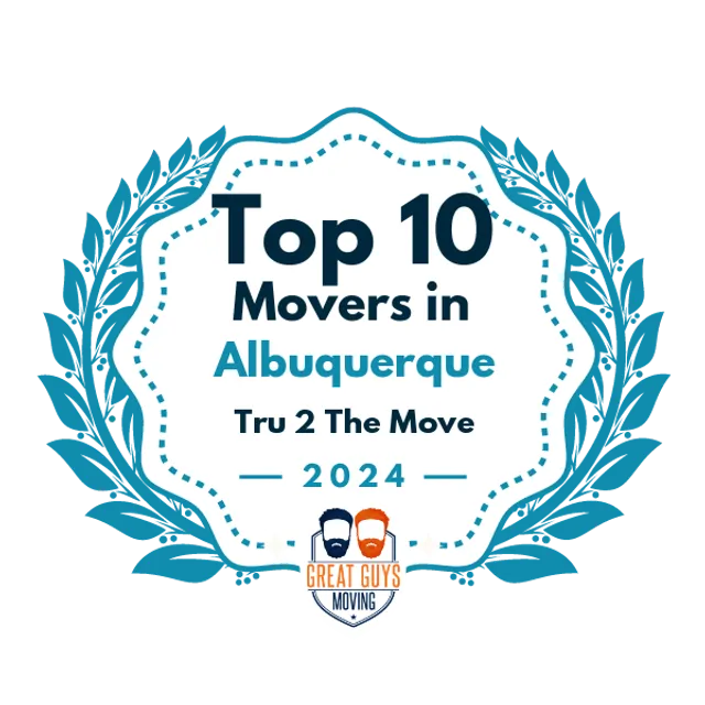 Top 10 Movers in Albuquerque, NM 2024 award