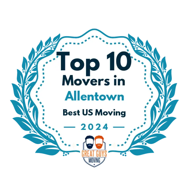 Top 10 Movers in Allentown, PA 2024 award