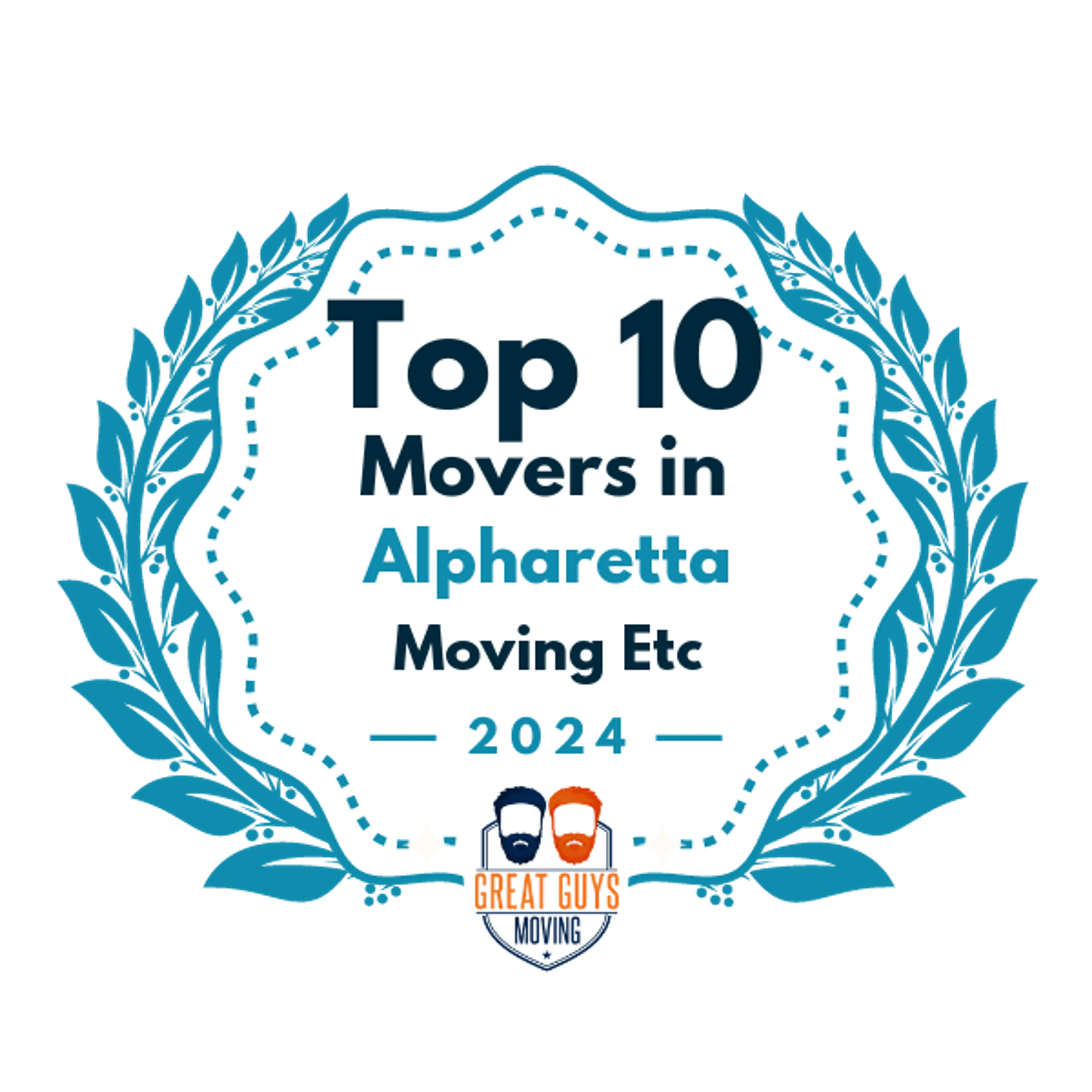Top 10 Movers in Alpharetta, GA 2024 award