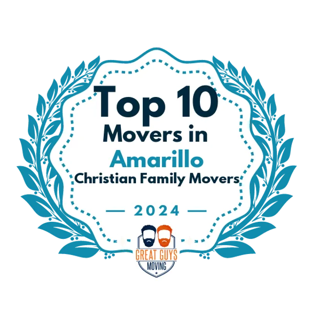 Top 10 Movers in Amarillo, TX 2024 award