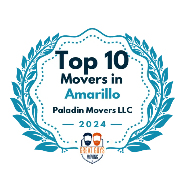 Top 10 Movers in Amarillo, TX 2024 award