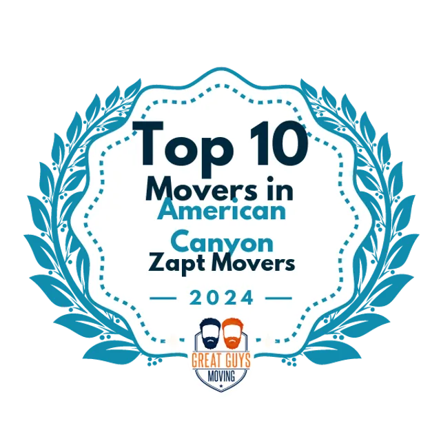 Top 10 Movers in Concord, CA 2024 award