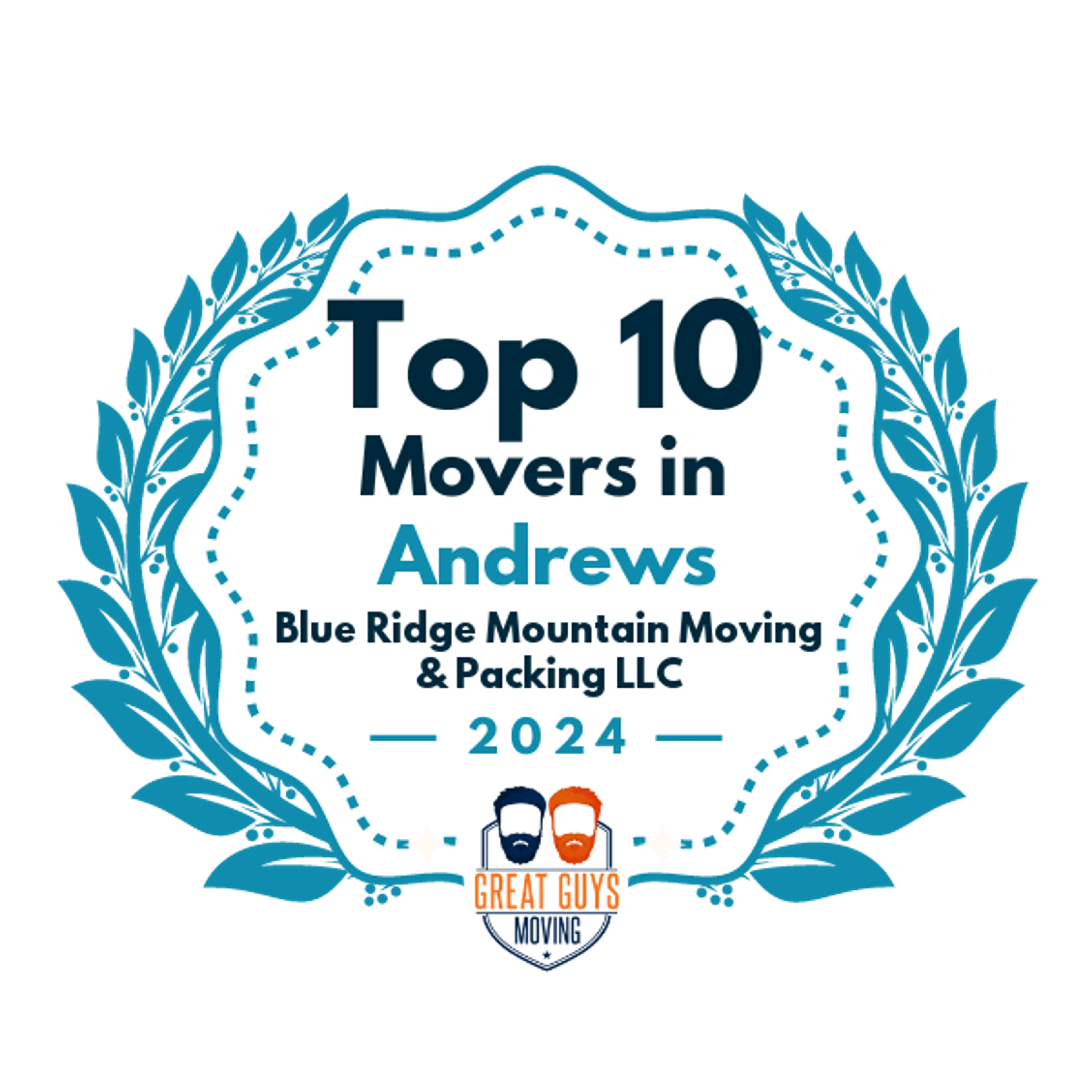 Top 10 Movers in Holly Springs, GA 2024 award