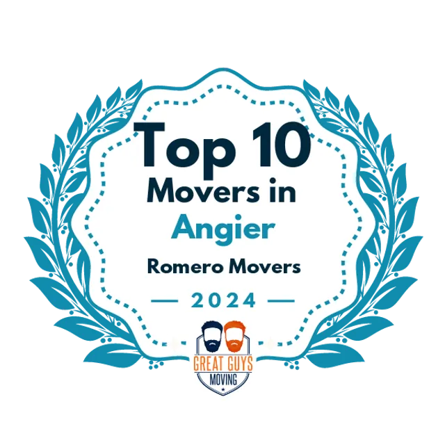 Top 10 Movers in Raleigh, NC 2024 award