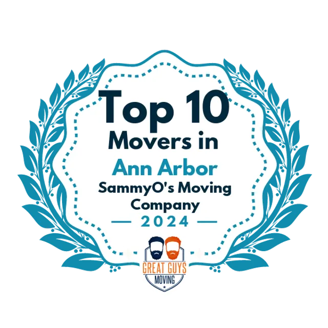 Top 10 Movers in Ann Arbor, MI 2024 award