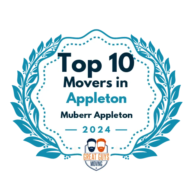 Top 10 Movers in Appleton, WI 2024 award