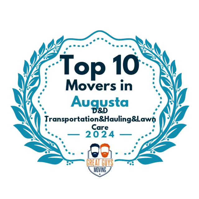 Top 10 Movers in Augusta, GA 2024 award