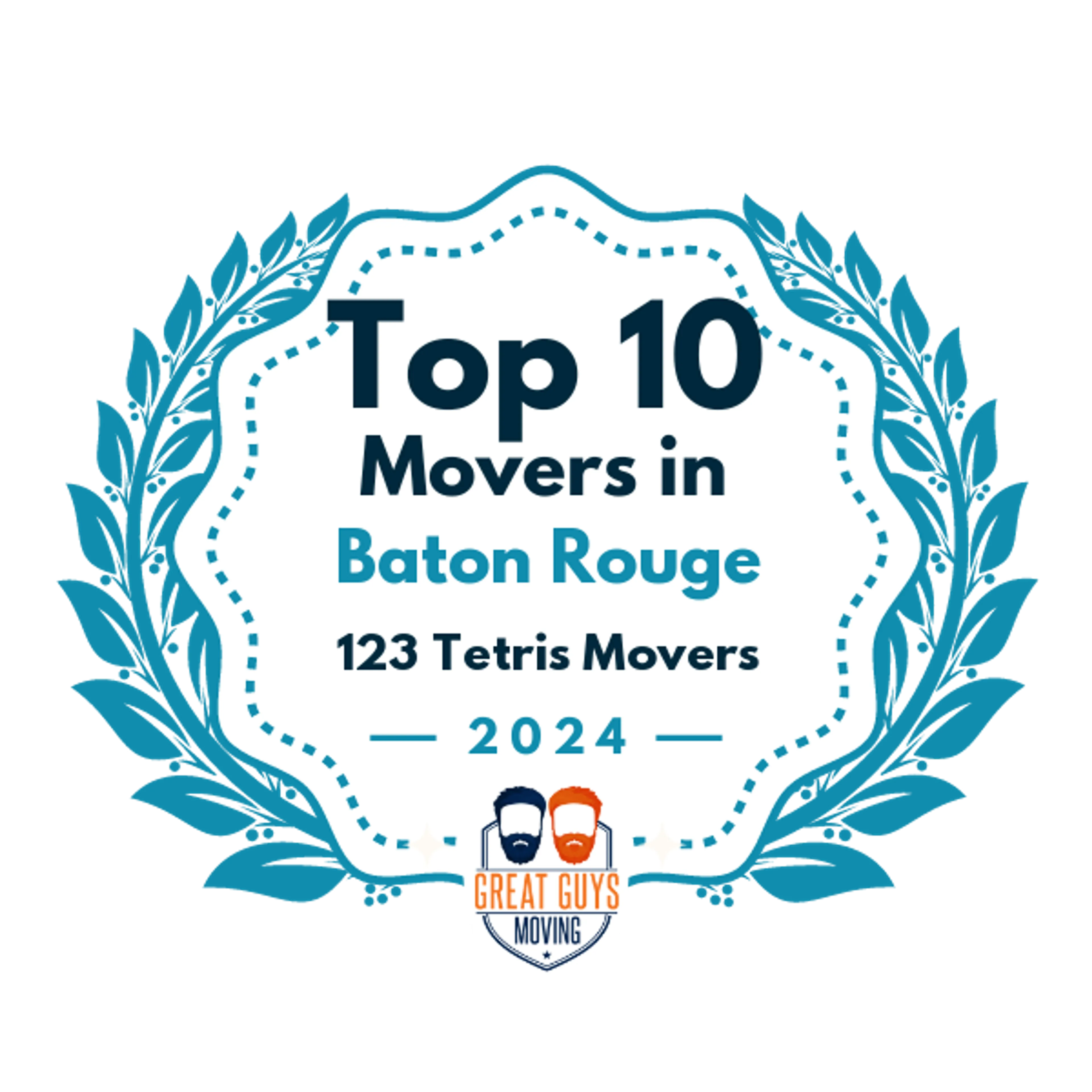 Top 10 Movers in Baton Rouge, LA 2024 award