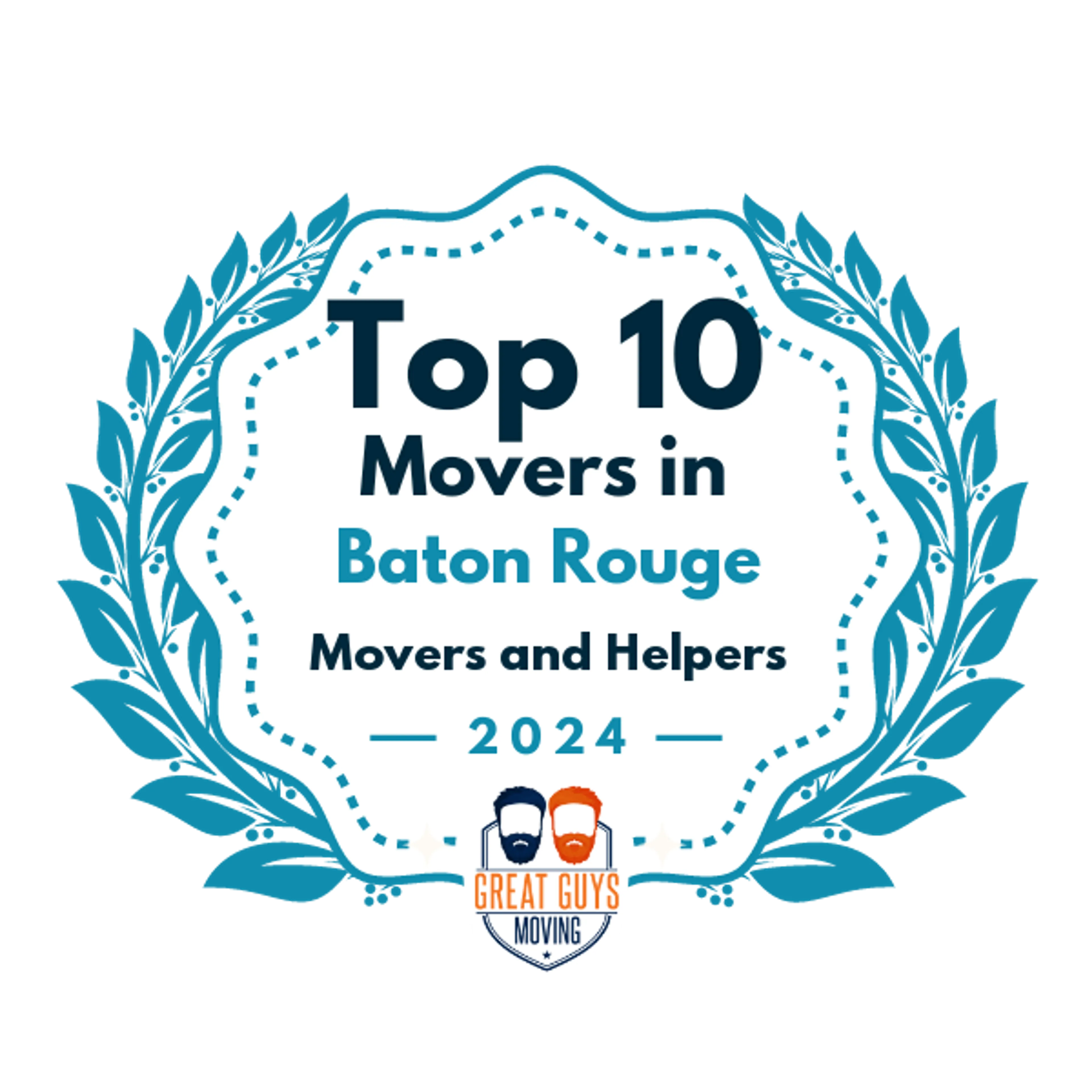Top 10 Movers in New Orleans, LA 2024 award
