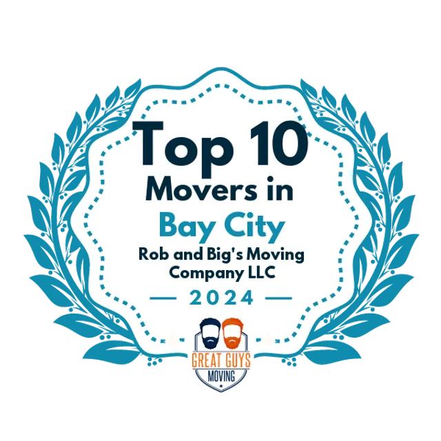 Top 10 Movers in Bay City, MI 2024 award