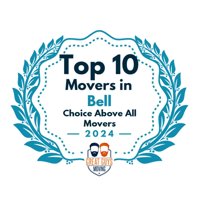 Top 10 Movers in Long Beach, CA 2024 award