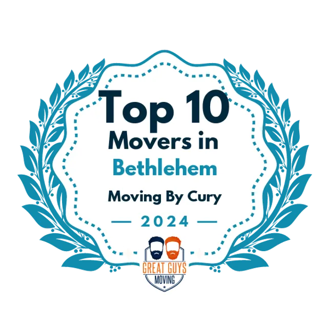 Top 10 Movers in Bethlehem, PA 2024 award