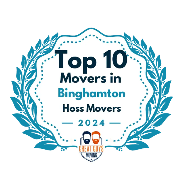 Top 10 Movers in Binghamton, NY 2024 award