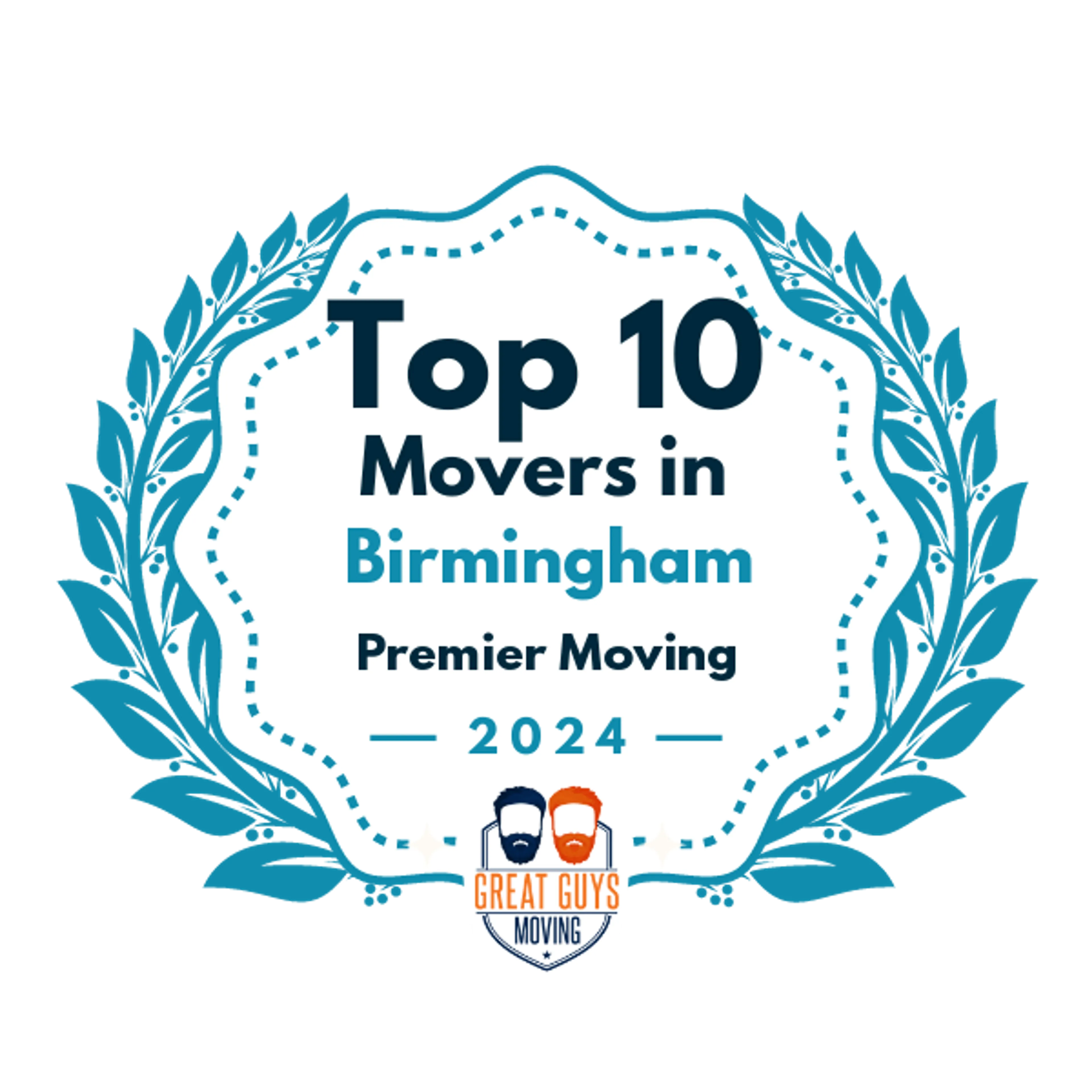 Top 10 Movers in Birmingham, AL 2024 award