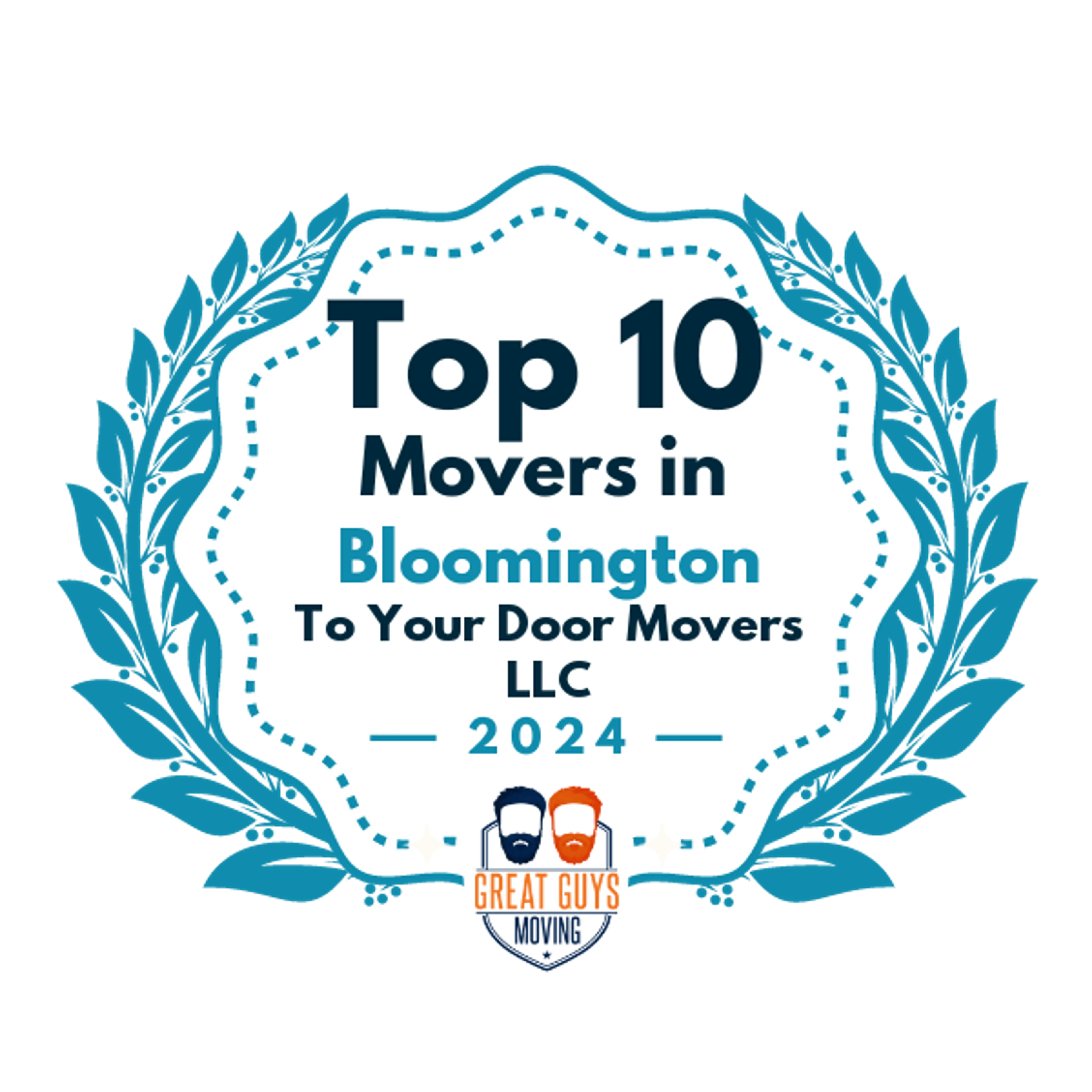 Top 10 Movers in Bloomington, IL 2024 award