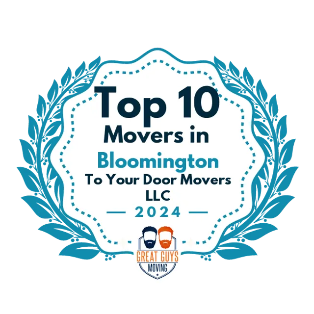 Top 10 Movers in Bloomington, IL 2024 award