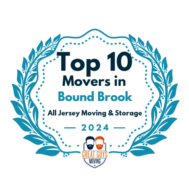 Top 10 Movers in Jersey City, NJ 2024 award