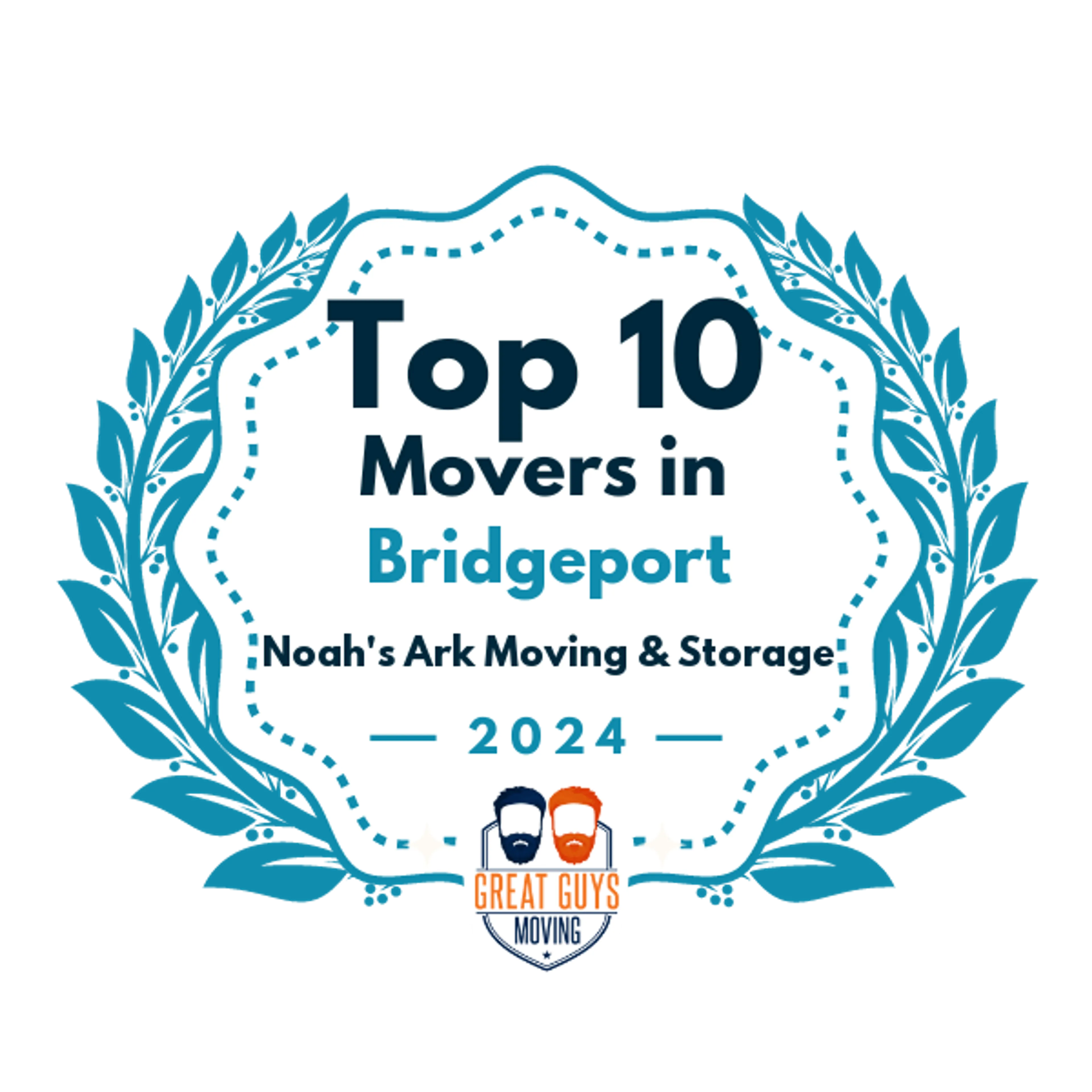 Top 10 Movers in Bridgeport, CT 2024 award