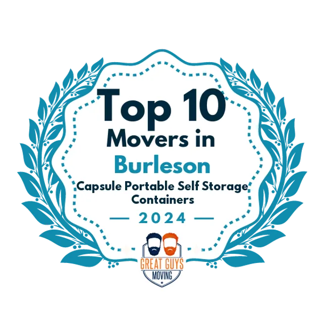 Top 10 Movers in Burleson, TX 2024 award