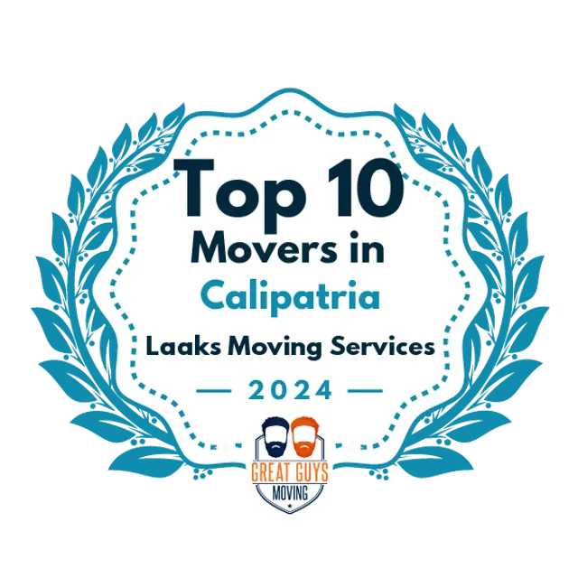 Top 10 Movers in Cathedral City, CA 2024 award