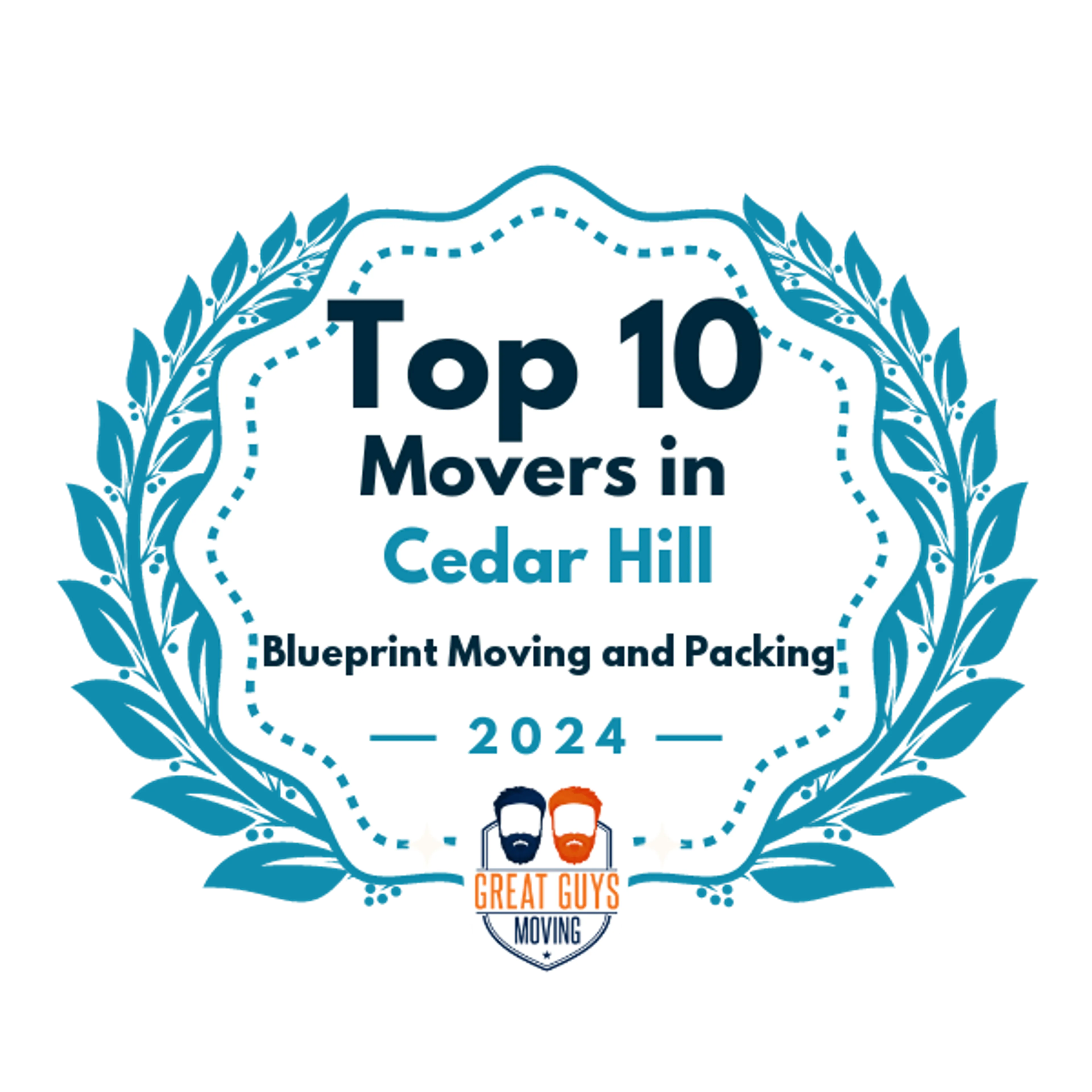 Top 10 Movers in Mansfield, TX 2024 award