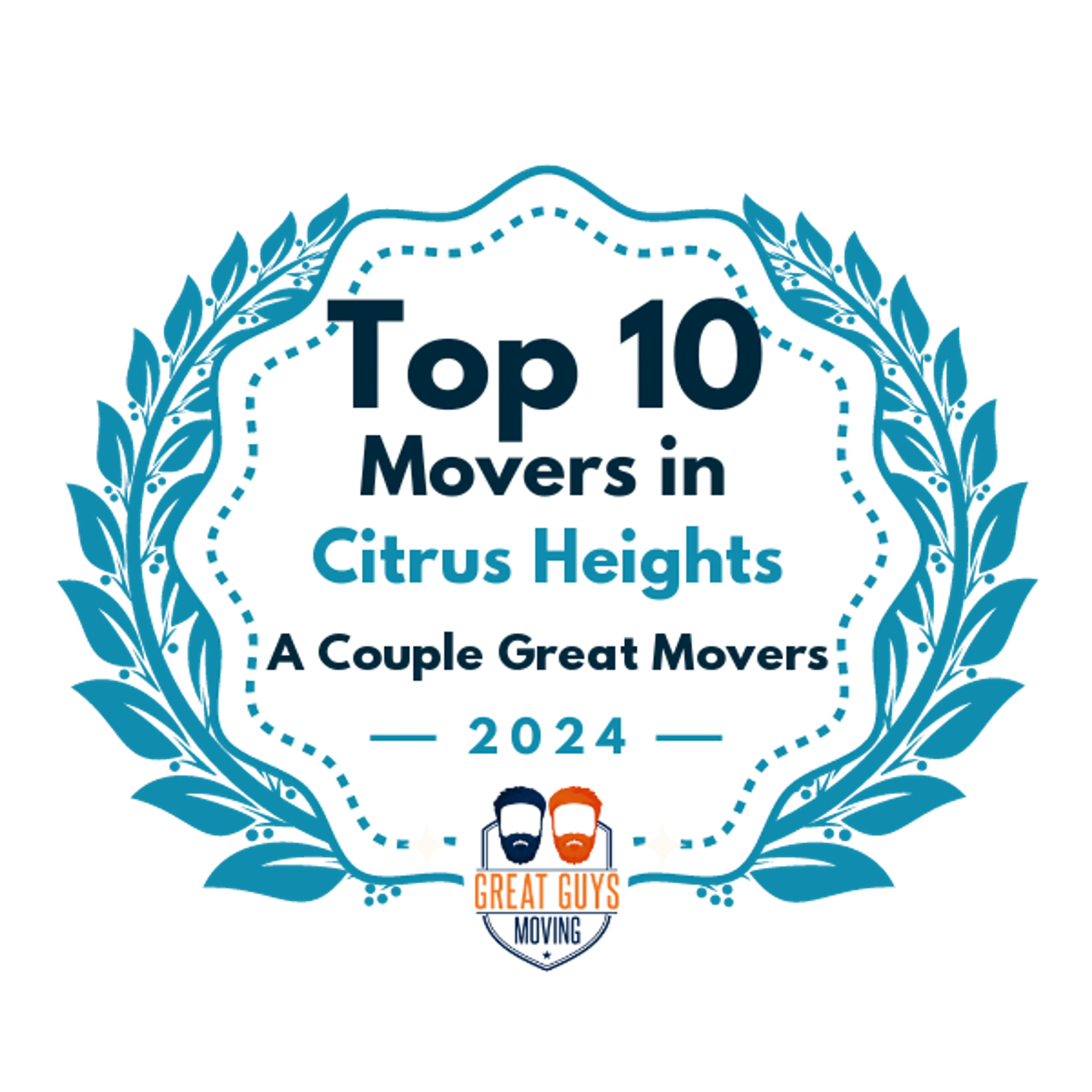 Top 10 Movers in Sacramento, CA 2024 award