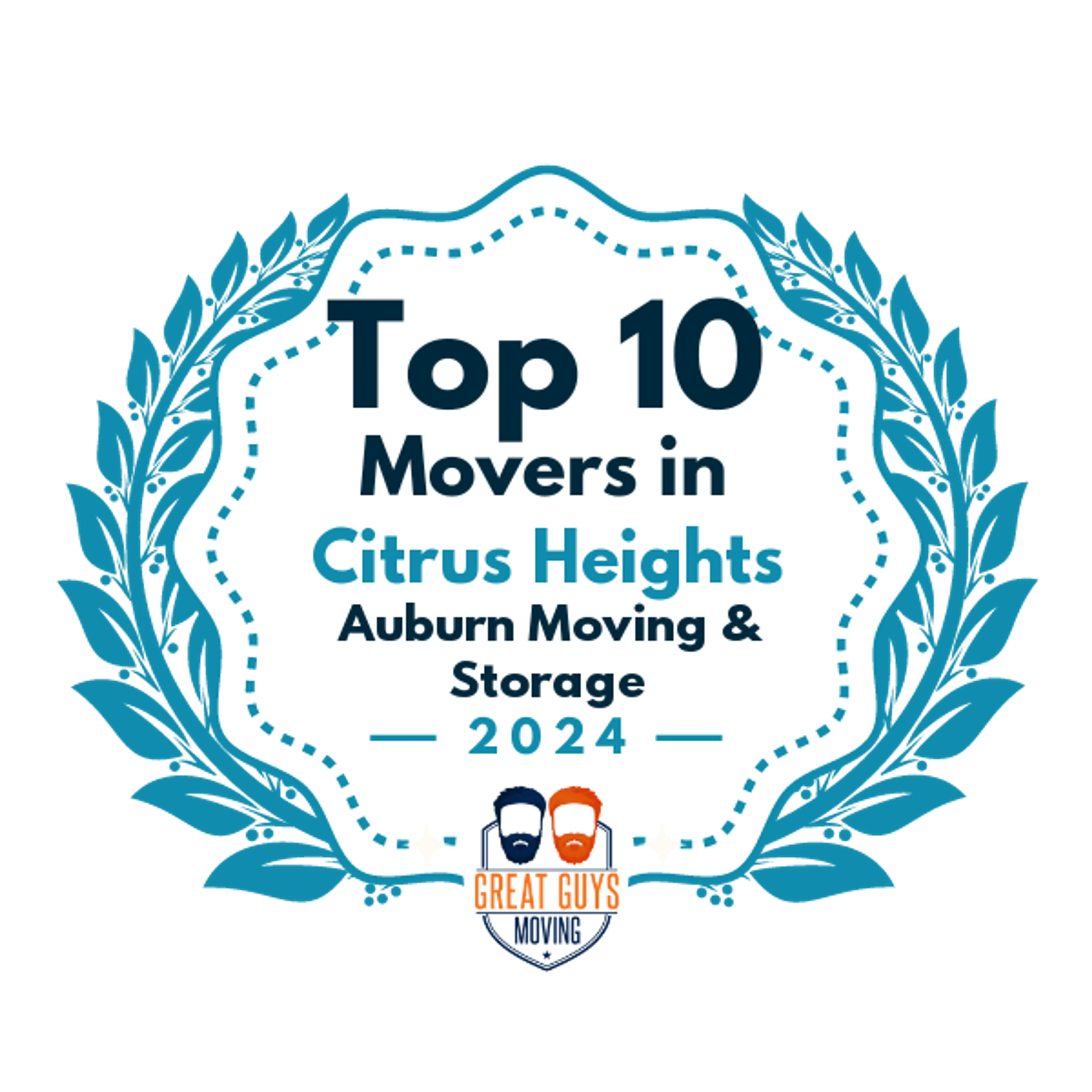 Top 10 Movers in Sacramento, CA 2024 award