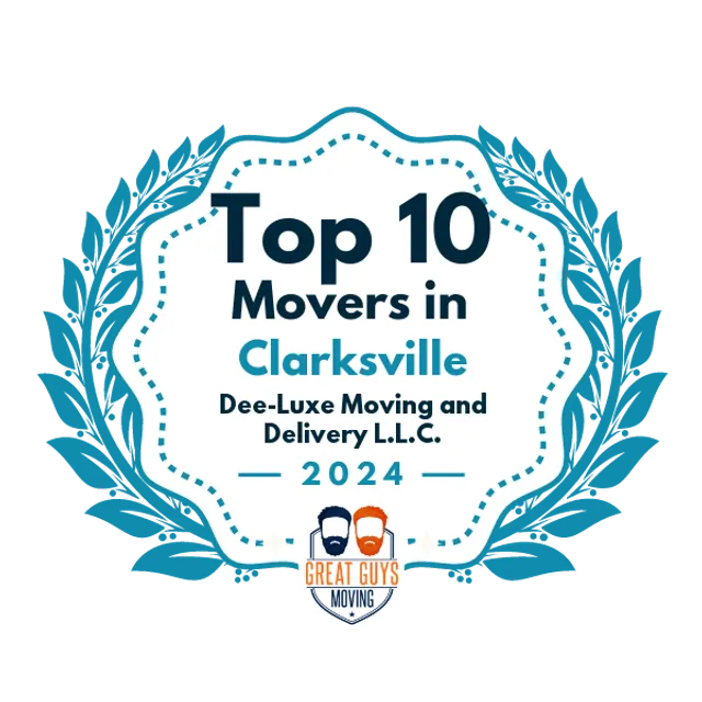 Top 10 Movers in Clarksville, TN 2024 award