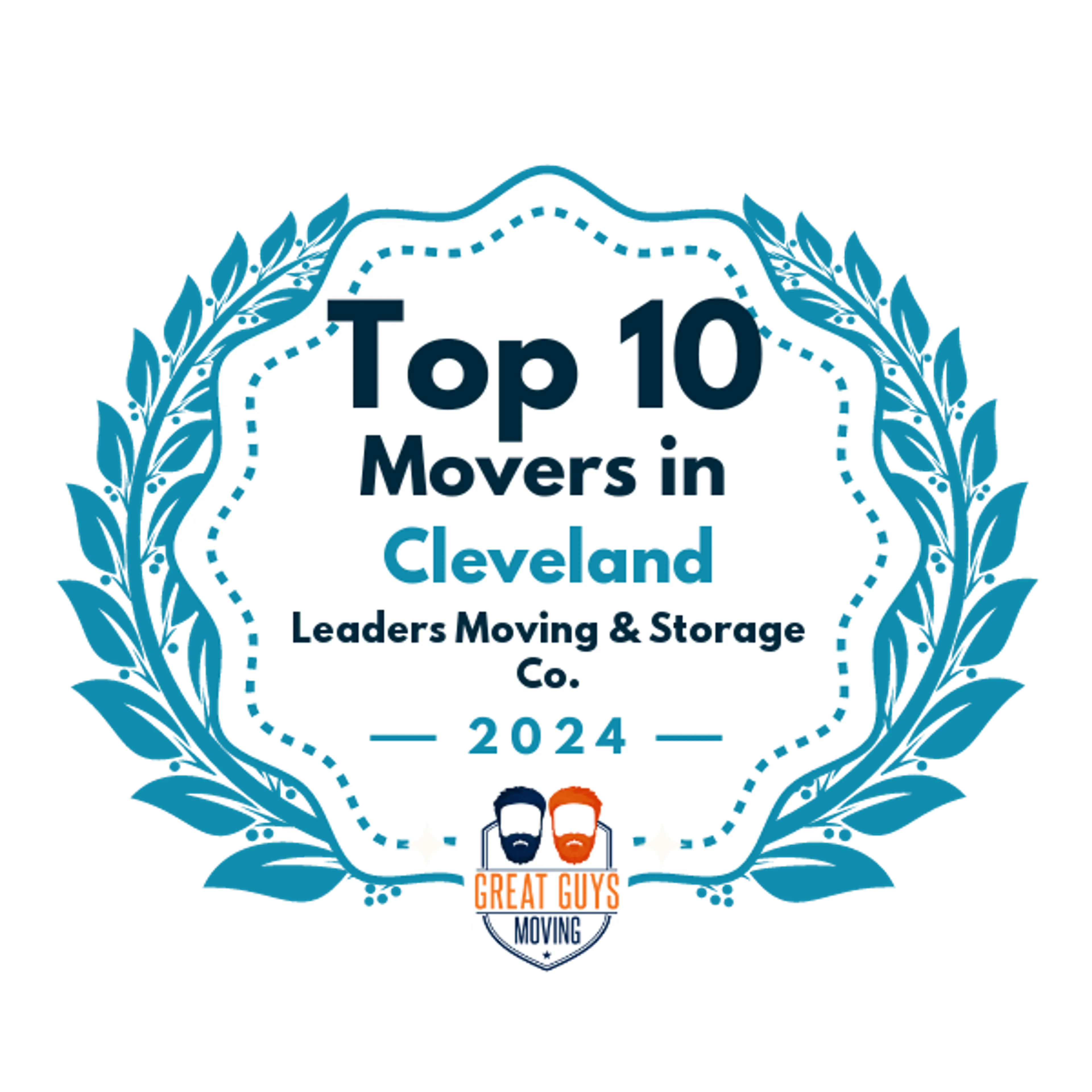 Top 10 Movers in Cleveland, OH 2024 award