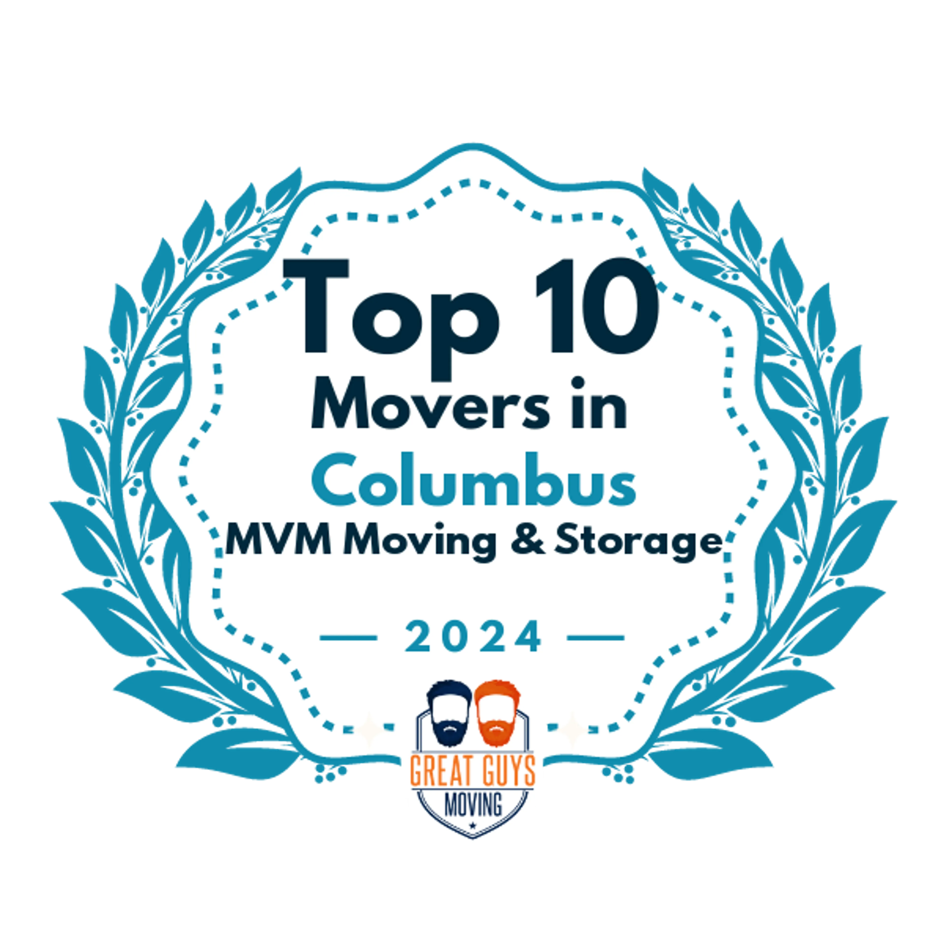 Top 10 Movers in Columbus, OH 2024 award