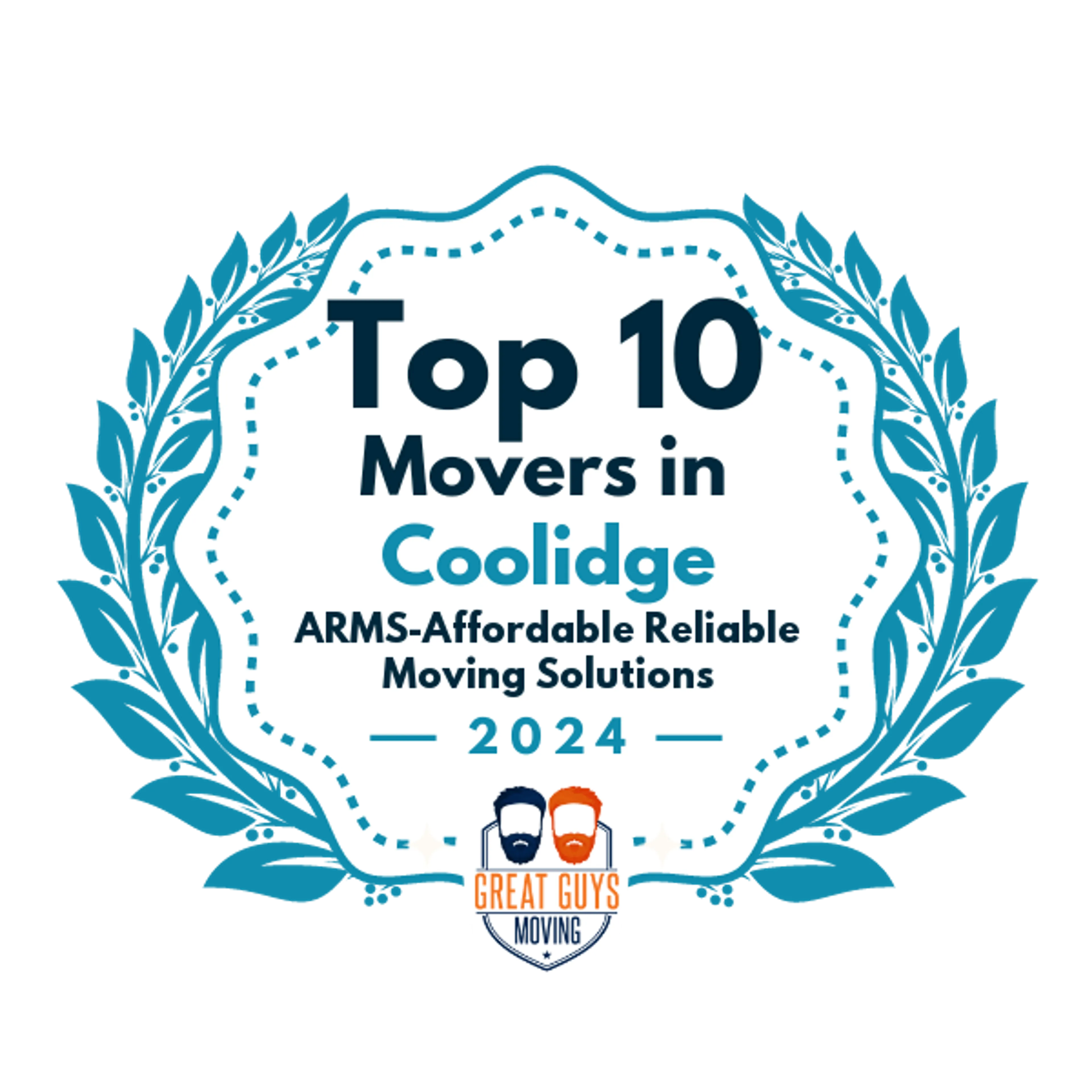 Top 10 Movers in Phoenix, AZ 2024 award