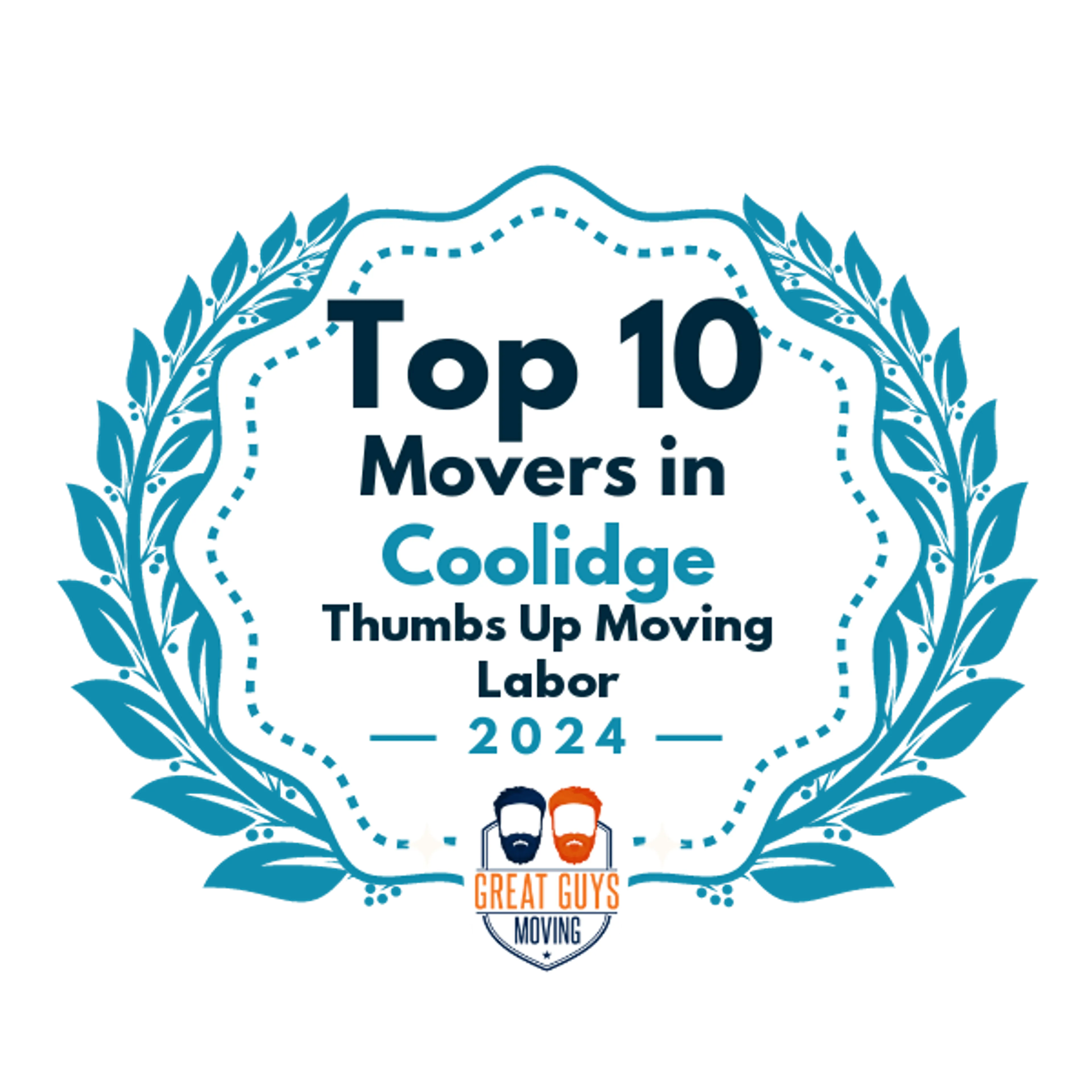 Top 10 Movers in Casa Grande, AZ 2024 award