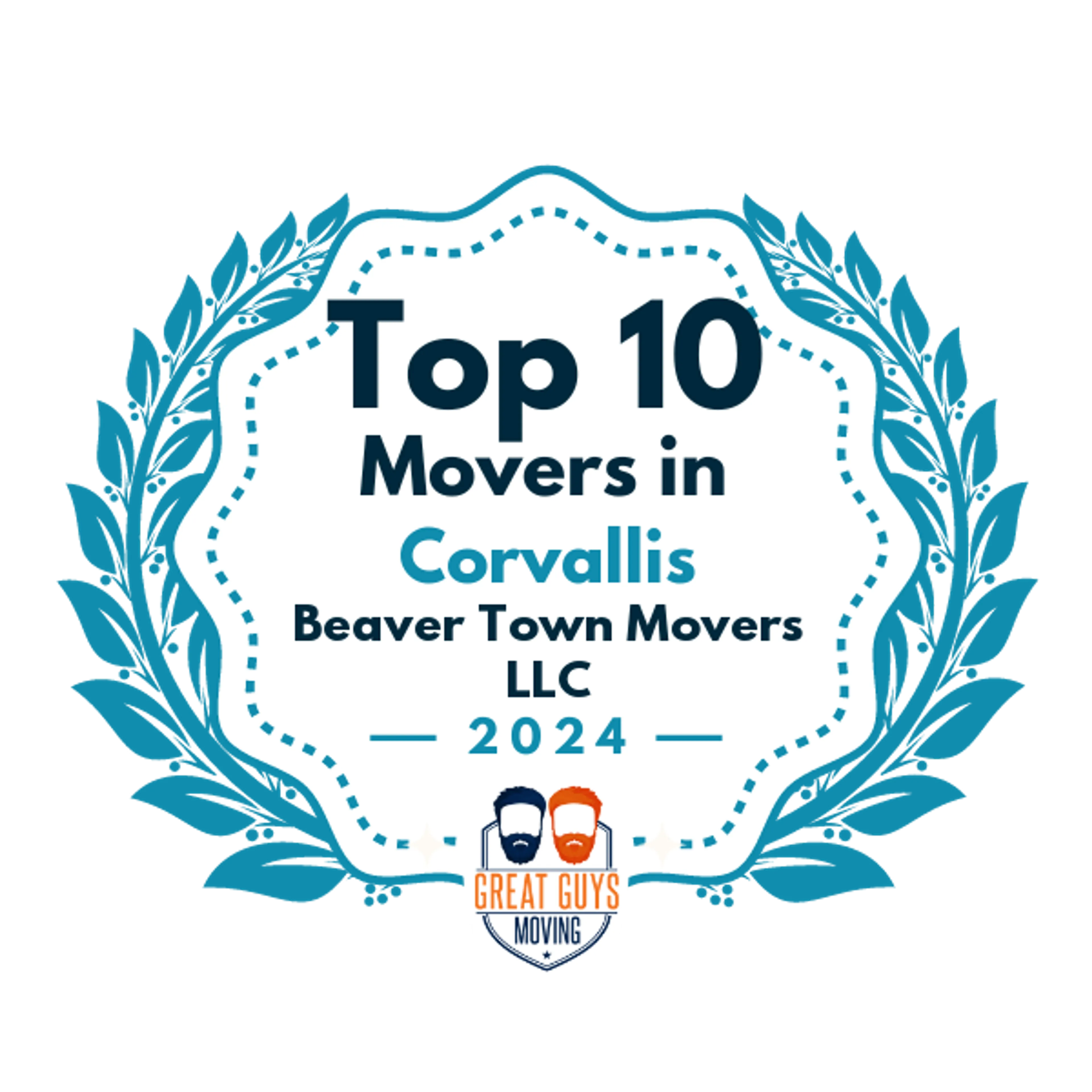 Top 10 Movers in Salem, OR 2024 award