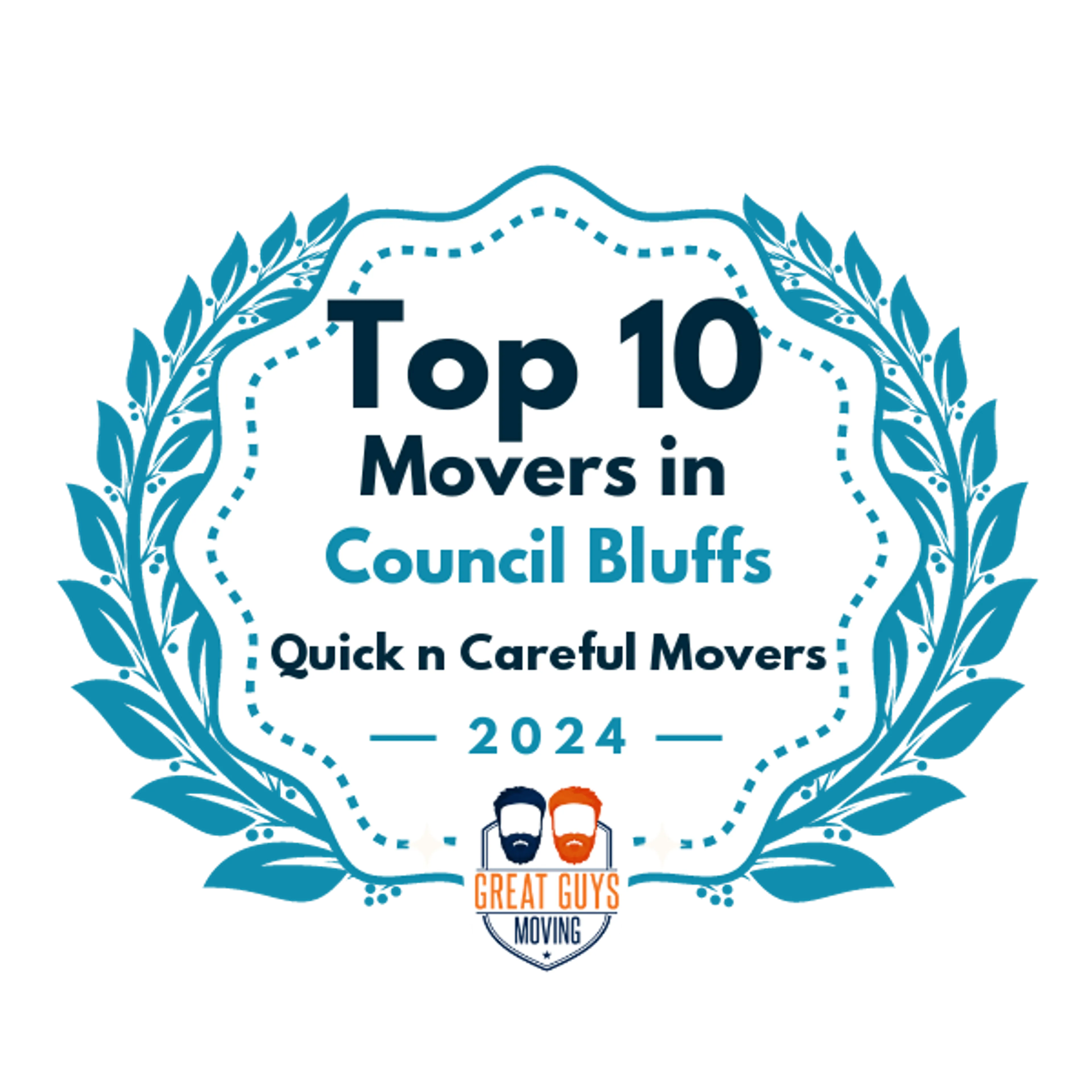 Top 10 Movers in Omaha, NE 2024 award