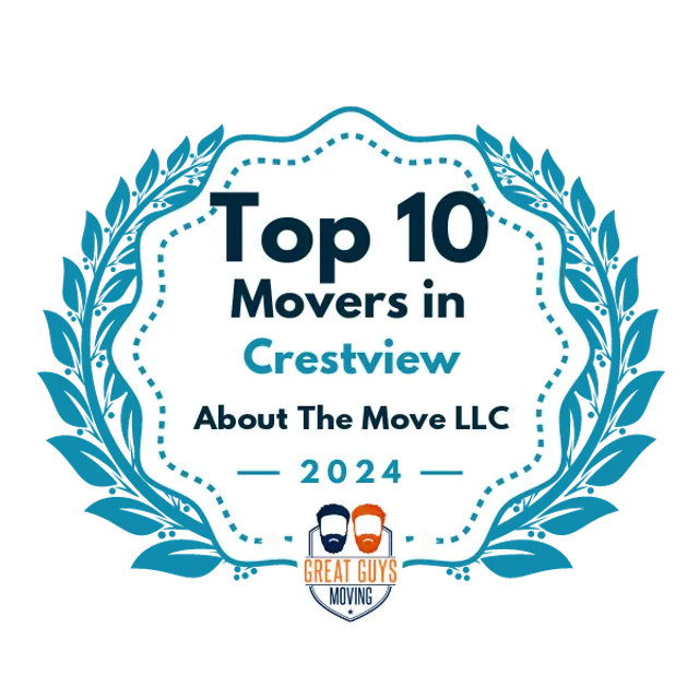 Top 10 Movers in Crestview, FL 2024 award